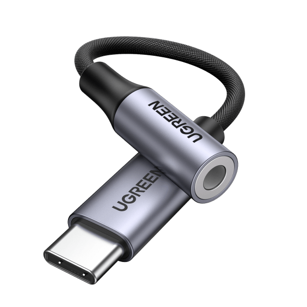 UGREEN USB C Klinke Adapter Aux USB C auf 3.5mm Kopfhörer Adapter mit DAC Chip