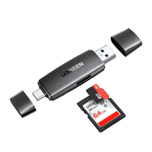 UGREEN SD Kartenleser USB C Card Reader Kartenlesegerät USB 3.0