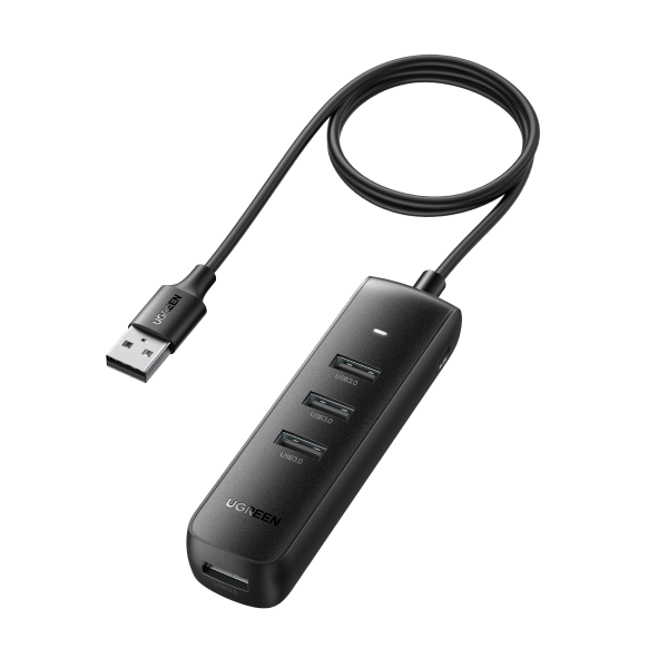 UGREEN USB Hub 3.0 USB Verteiler 4 Ports mit 1m Verlängerungskabel