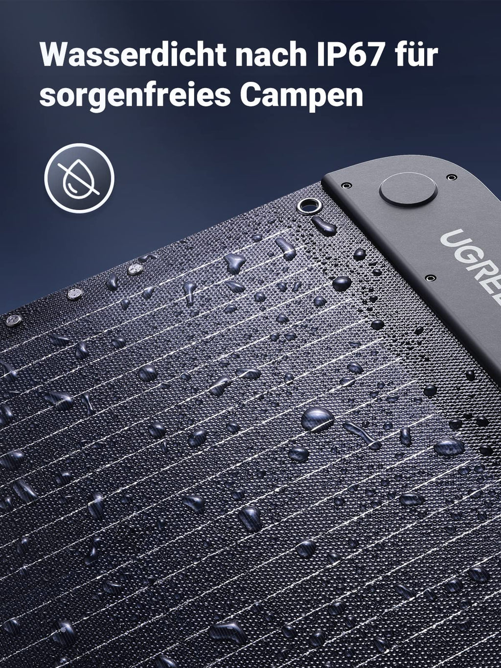 UGREEN Faltbares Solarpanel Schnellaufladung（200W）