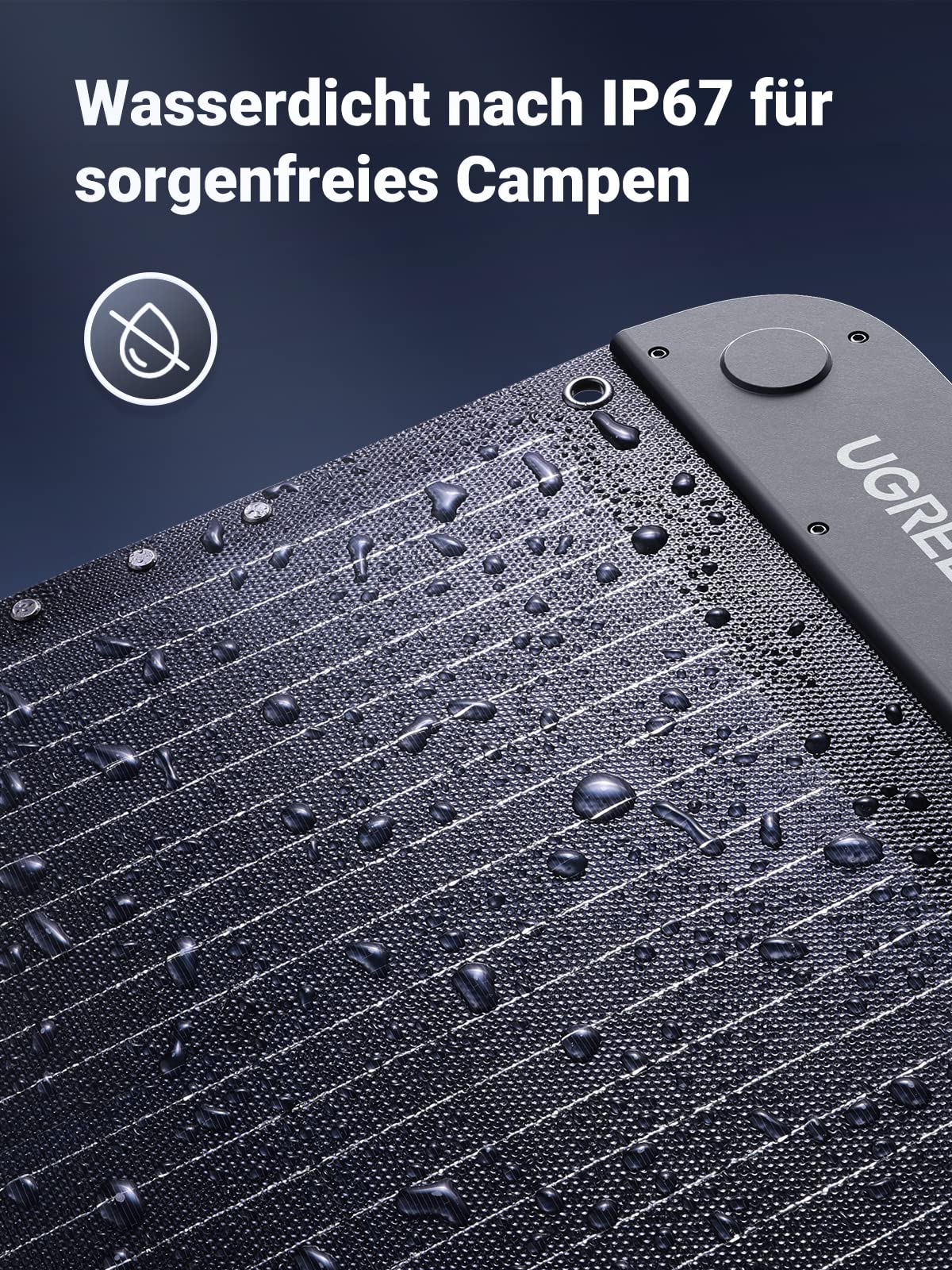 UGREEN Faltbares Solarpanel Schnellaufladung（200W）