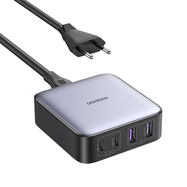 UGREEN Nexode 65W USB C Ladegerät GaN USB C Netzteil 4 Port PD Charger kompatibel