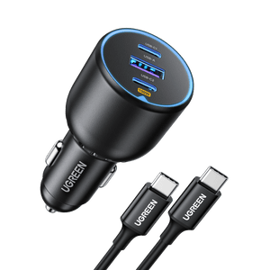 UGREEN 130 W USB-C KFZ Autoladegerät mit 3-Ports