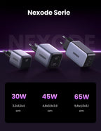 UGREEN Nexode 30W USB C Ladegerät With GaN II Tech