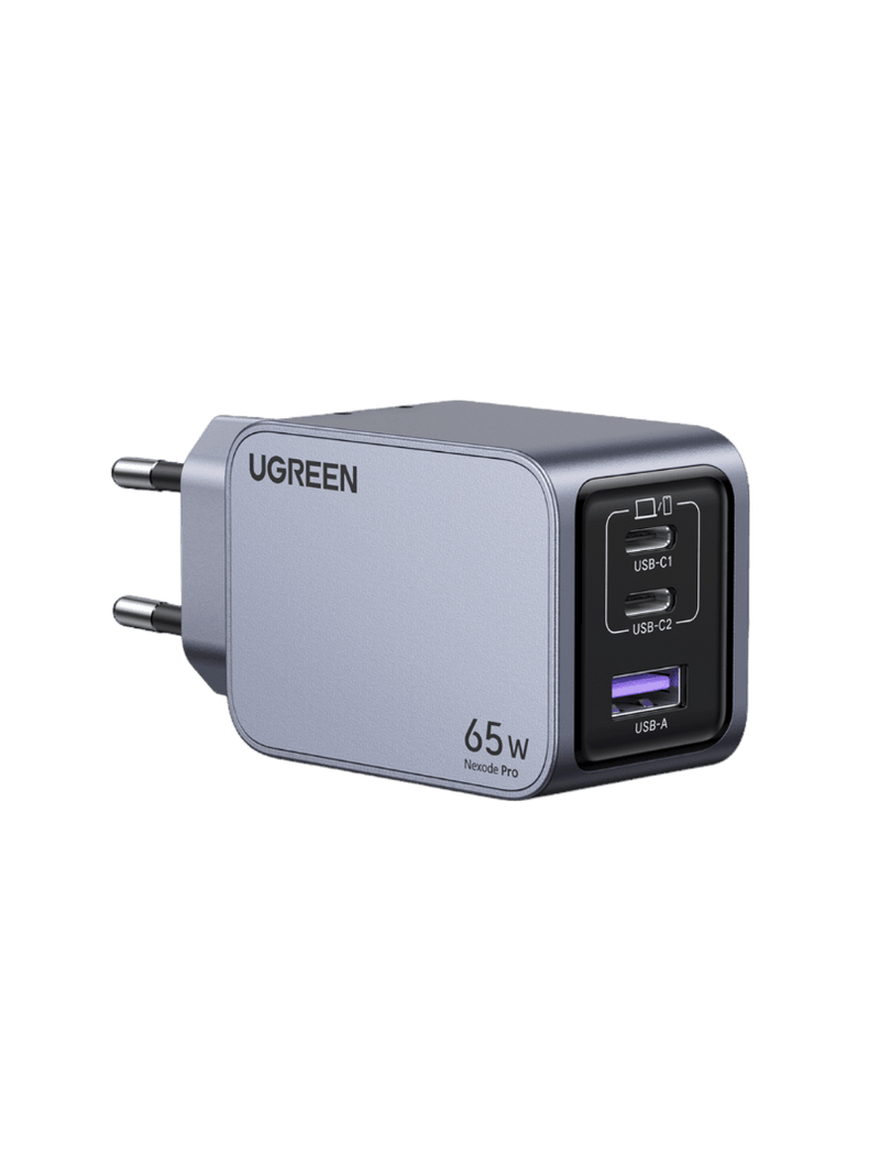 UGREEN Nexode Pro USB-C Mini Ladegerät (65W,  3-Ports, GaN)