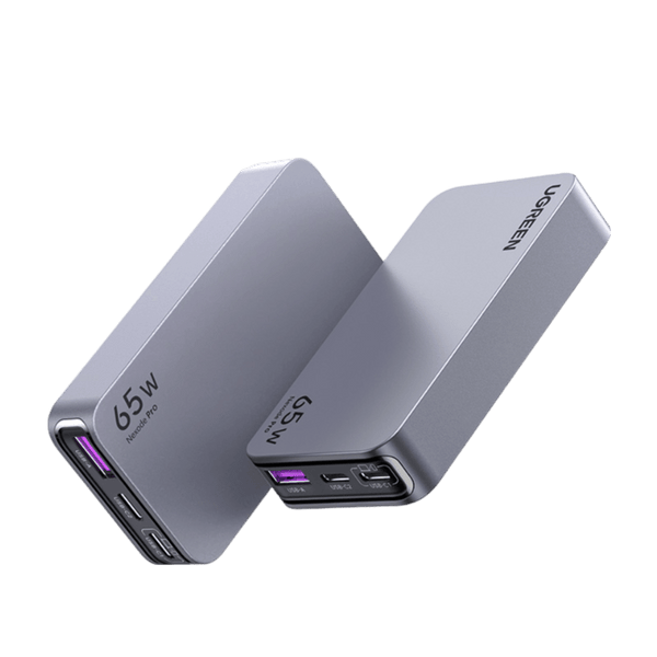 Nexode Pro 65W USB C Ladegerät 3-Ports Ultra-Slim GaN Schnellladegerat