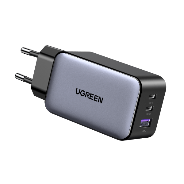 UGREEN USB-C Ladegerät (65W, 3-Ports, GaN)
