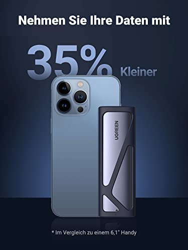 UGREEN M.2 SSD Adapter USB 3.2 10 Gbps Gen2 Aluminium Gehäuse