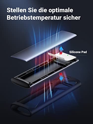 UGREEN M.2 SSD Adapter USB 3.2 10 Gbps Gen2 Aluminium Gehäuse