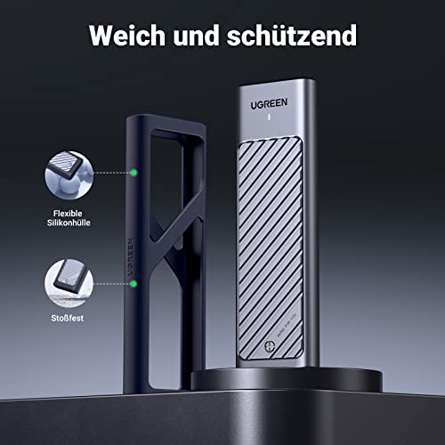 UGREEN M2 SSD USB 3.2 10 Gbps Gen 2  Aluminium Gehäuse mit Kühlkissen